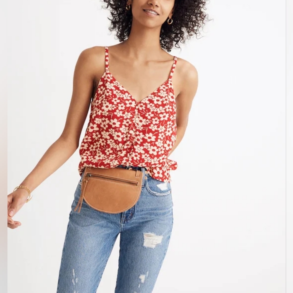 Madewell Full Bloom Button Down Cami 14